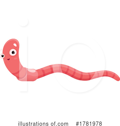 Royalty-Free (RF) Worm Clipart Illustration by Vector Tradition SM - Stock Sample #1781978