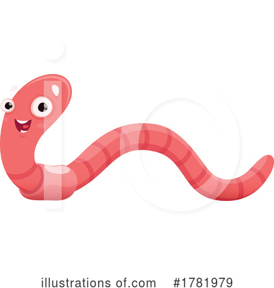 Royalty-Free (RF) Worm Clipart Illustration by Vector Tradition SM - Stock Sample #1781979