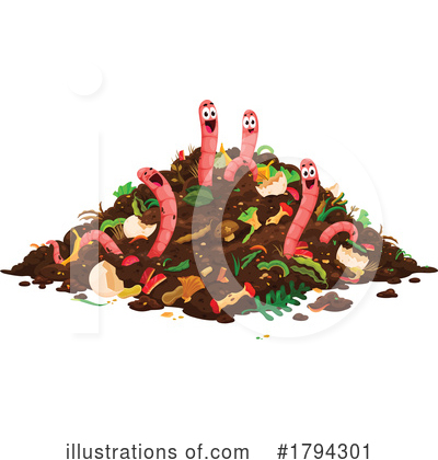 Royalty-Free (RF) Worm Clipart Illustration by Vector Tradition SM - Stock Sample #1794301