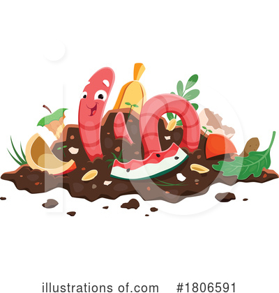 Worms Clipart #1806591 by Vector Tradition SM