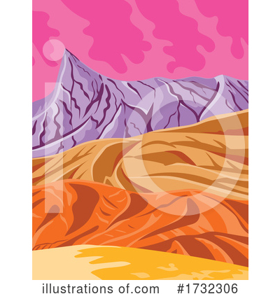Sand Dunes Clipart #1732306 by patrimonio