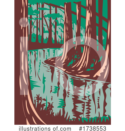 Cypress Clipart #1738553 by patrimonio