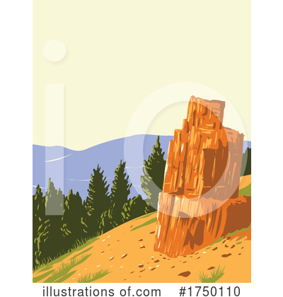 Yellowstone Clipart #1750110 by patrimonio