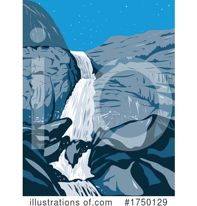 Yosemite Clipart #1750129 by patrimonio