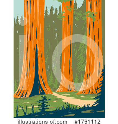 Yosemite Clipart #1761112 by patrimonio