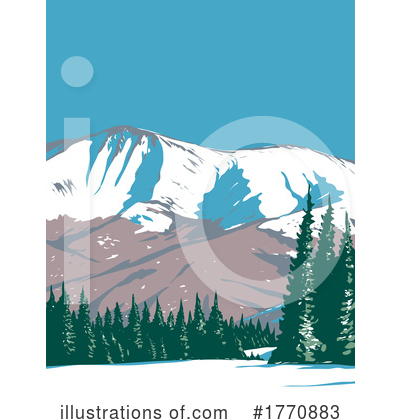 Ski Resort Clipart #1770883 by patrimonio
