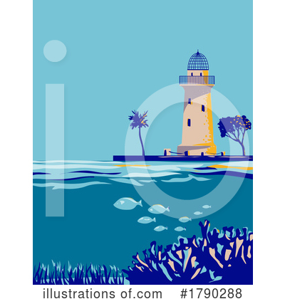 Lighthouse Clipart #1790288 by patrimonio