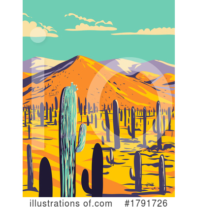 Saguaro Clipart #1791726 by patrimonio