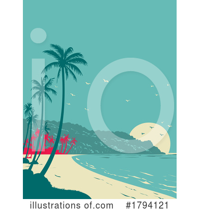 Beach Clipart #1794121 by patrimonio