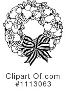Wreath Clipart #1113063 by Prawny Vintage