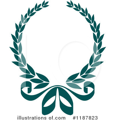 Royalty-Free (RF) Wreath Clipart Illustration by Vector Tradition SM - Stock Sample #1187823