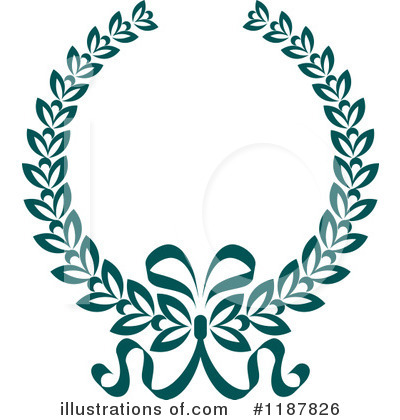 Royalty-Free (RF) Wreath Clipart Illustration by Vector Tradition SM - Stock Sample #1187826