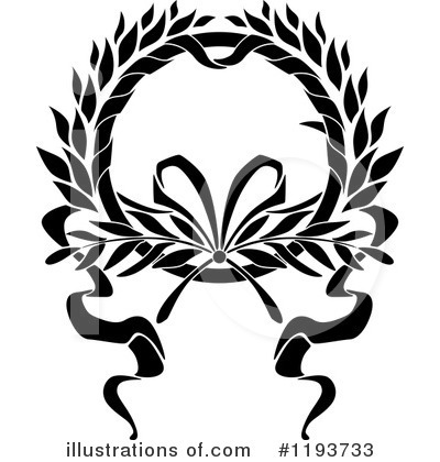 Royalty-Free (RF) Wreath Clipart Illustration by Vector Tradition SM - Stock Sample #1193733