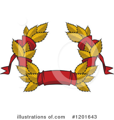 Royalty-Free (RF) Wreath Clipart Illustration by Vector Tradition SM - Stock Sample #1201643
