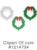 Wreath Clipart #1214734 by Vector Tradition SM