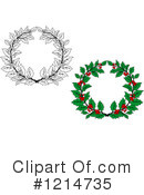 Wreath Clipart #1214735 by Vector Tradition SM