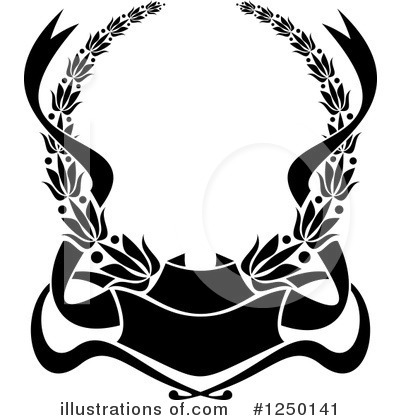 Royalty-Free (RF) Wreath Clipart Illustration by Vector Tradition SM - Stock Sample #1250141