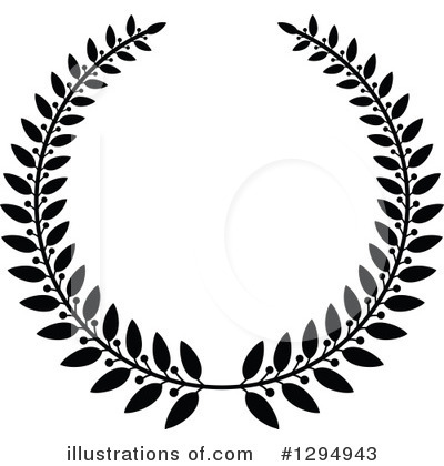 Royalty-Free (RF) Wreath Clipart Illustration by Vector Tradition SM - Stock Sample #1294943