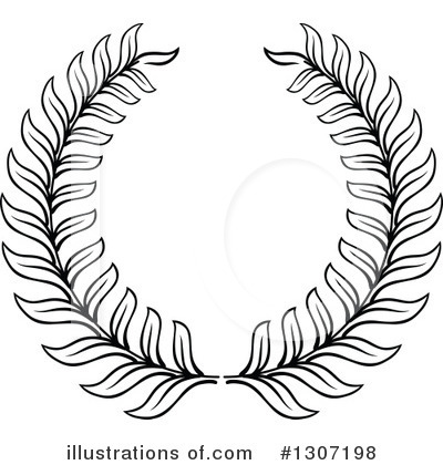 Royalty-Free (RF) Wreath Clipart Illustration by Vector Tradition SM - Stock Sample #1307198
