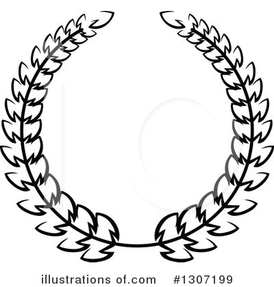 Royalty-Free (RF) Wreath Clipart Illustration by Vector Tradition SM - Stock Sample #1307199