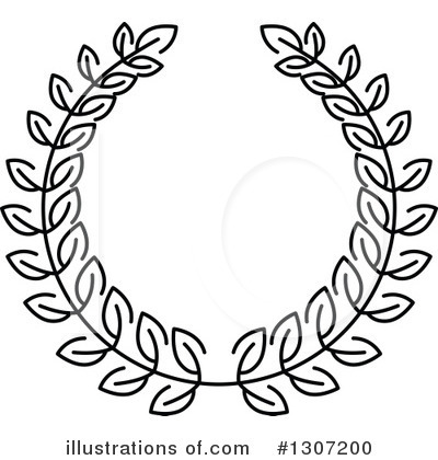 Royalty-Free (RF) Wreath Clipart Illustration by Vector Tradition SM - Stock Sample #1307200