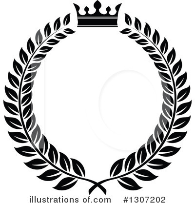 Royalty-Free (RF) Wreath Clipart Illustration by Vector Tradition SM - Stock Sample #1307202