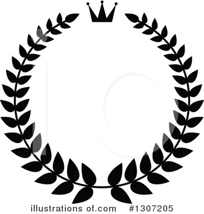 Royalty-Free (RF) Wreath Clipart Illustration by Vector Tradition SM - Stock Sample #1307205