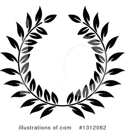 Royalty-Free (RF) Wreath Clipart Illustration by Vector Tradition SM - Stock Sample #1312062