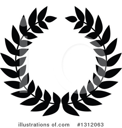Royalty-Free (RF) Wreath Clipart Illustration by Vector Tradition SM - Stock Sample #1312063