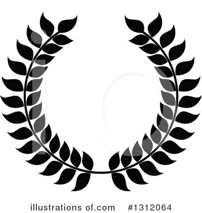Royalty-Free (RF) Wreath Clipart Illustration by Vector Tradition SM - Stock Sample #1312064