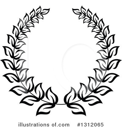 Royalty-Free (RF) Wreath Clipart Illustration by Vector Tradition SM - Stock Sample #1312065