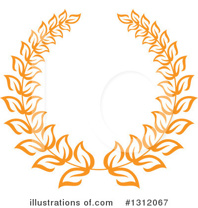 Royalty-Free (RF) Wreath Clipart Illustration by Vector Tradition SM - Stock Sample #1312067
