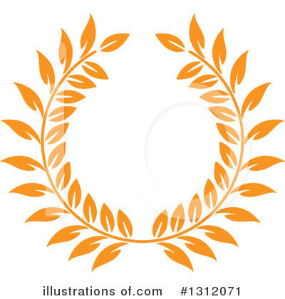 Royalty-Free (RF) Wreath Clipart Illustration by Vector Tradition SM - Stock Sample #1312071