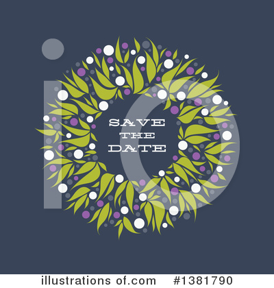 Royalty-Free (RF) Wreath Clipart Illustration by elena - Stock Sample #1381790