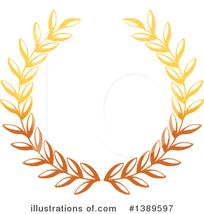 Royalty-Free (RF) Wreath Clipart Illustration by Vector Tradition SM - Stock Sample #1389597