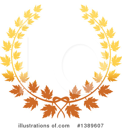 Royalty-Free (RF) Wreath Clipart Illustration by Vector Tradition SM - Stock Sample #1389607