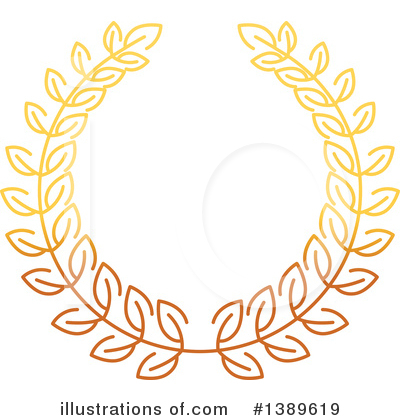 Royalty-Free (RF) Wreath Clipart Illustration by Vector Tradition SM - Stock Sample #1389619