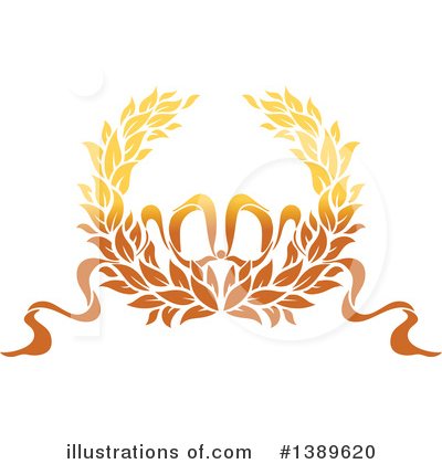 Royalty-Free (RF) Wreath Clipart Illustration by Vector Tradition SM - Stock Sample #1389620