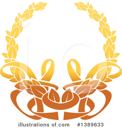 Royalty-Free (RF) Wreath Clipart Illustration by Vector Tradition SM - Stock Sample #1389633