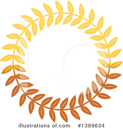 Royalty-Free (RF) Wreath Clipart Illustration by Vector Tradition SM - Stock Sample #1389634