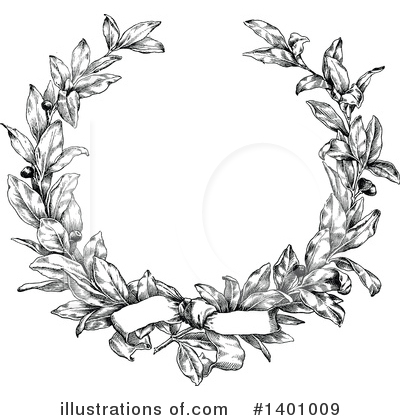 Laurel Wreath Clipart #1401009 by BestVector
