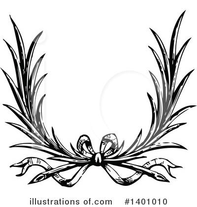 Royalty-Free (RF) Wreath Clipart Illustration by BestVector - Stock Sample #1401010