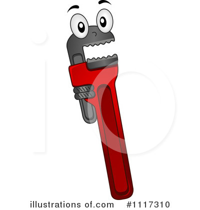 Royalty-Free (RF) Wrench Clipart Illustration by BNP Design Studio - Stock Sample #1117310