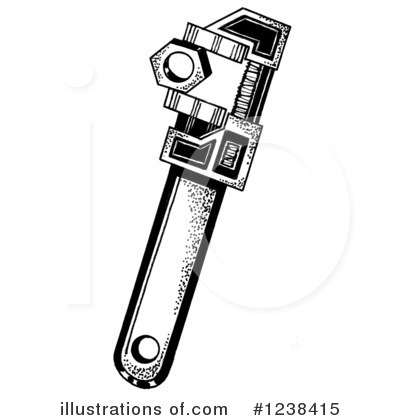 Royalty-Free (RF) Wrench Clipart Illustration by LoopyLand - Stock Sample #1238415