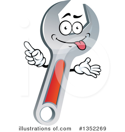 Wrenches Clipart #1352269 by Vector Tradition SM