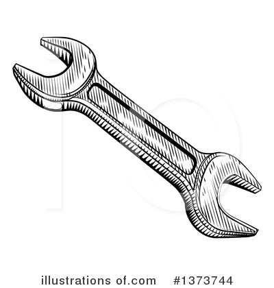 Royalty-Free (RF) Wrench Clipart Illustration by AtStockIllustration - Stock Sample #1373744