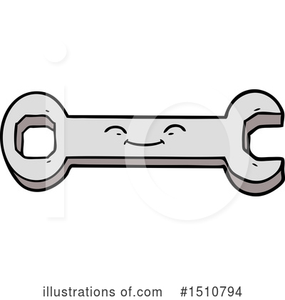 Royalty-Free (RF) Wrench Clipart Illustration by lineartestpilot - Stock Sample #1510794