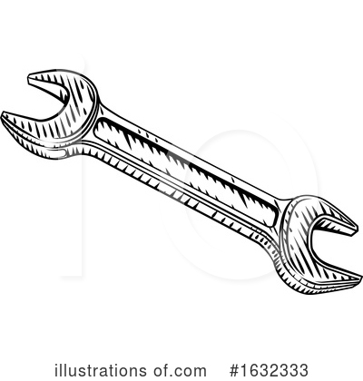 Royalty-Free (RF) Wrench Clipart Illustration by AtStockIllustration - Stock Sample #1632333
