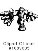 Wrestler Clipart #1089035 by Chromaco