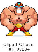 Wrestler Clipart #1109234 by Cory Thoman